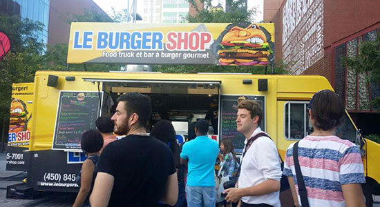 Foodtruck Le Burger Shop, bar à burger gourmet